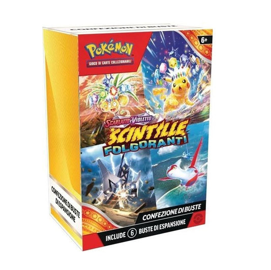 Scarlatto e Violetto Scintille Folgoranti Bundle da 6 Buste 10 Carte (IT)