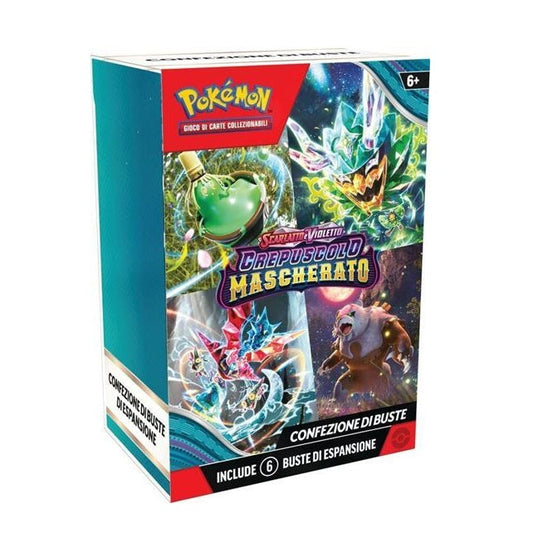 Scarlatto e Violetto Crepuscolo Mascherato Bundle da 6 Buste 10 Carte (IT)