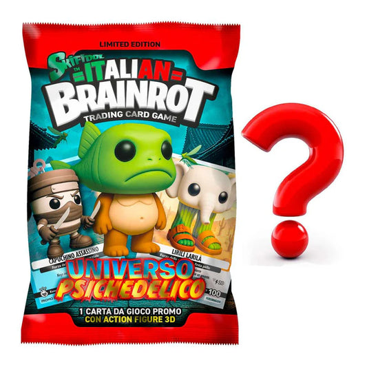 Skifidol Italian Brainrot Alpha Universo Psichedelico Busta Con Portachiavi 3D