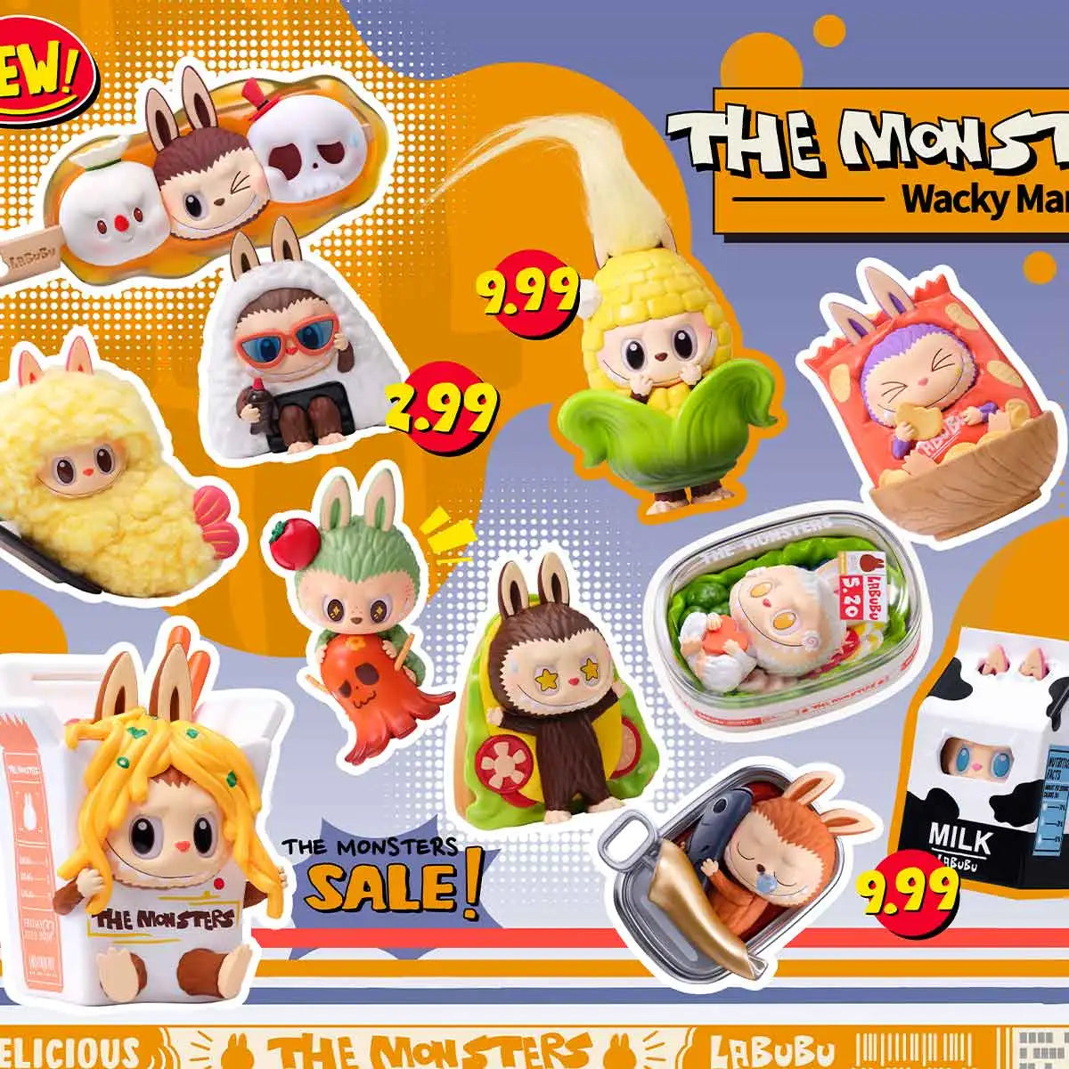 POP MART The Monsters - Wacky Mart Series Figures