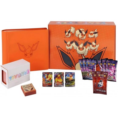 Pokemon Eevee GX Advanced Flareon Gift Box (CN)