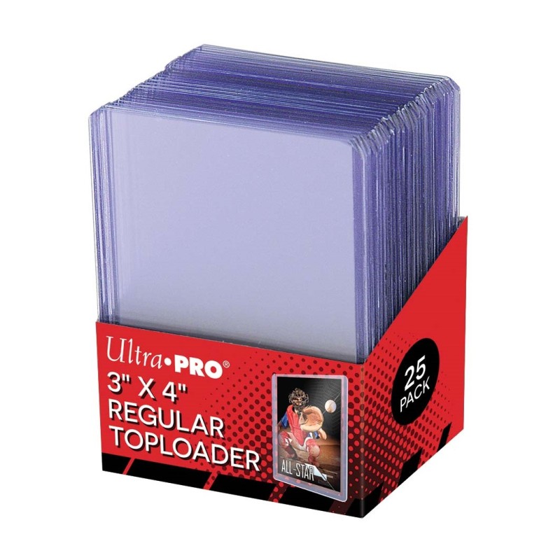 Ultra Pro - 81222 - Toploader Bordo Trasparente 3" x 4" Clear Regular (25 pezzi)